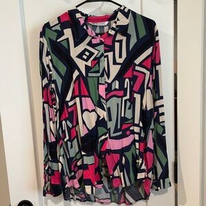 Multi Colored Button Up